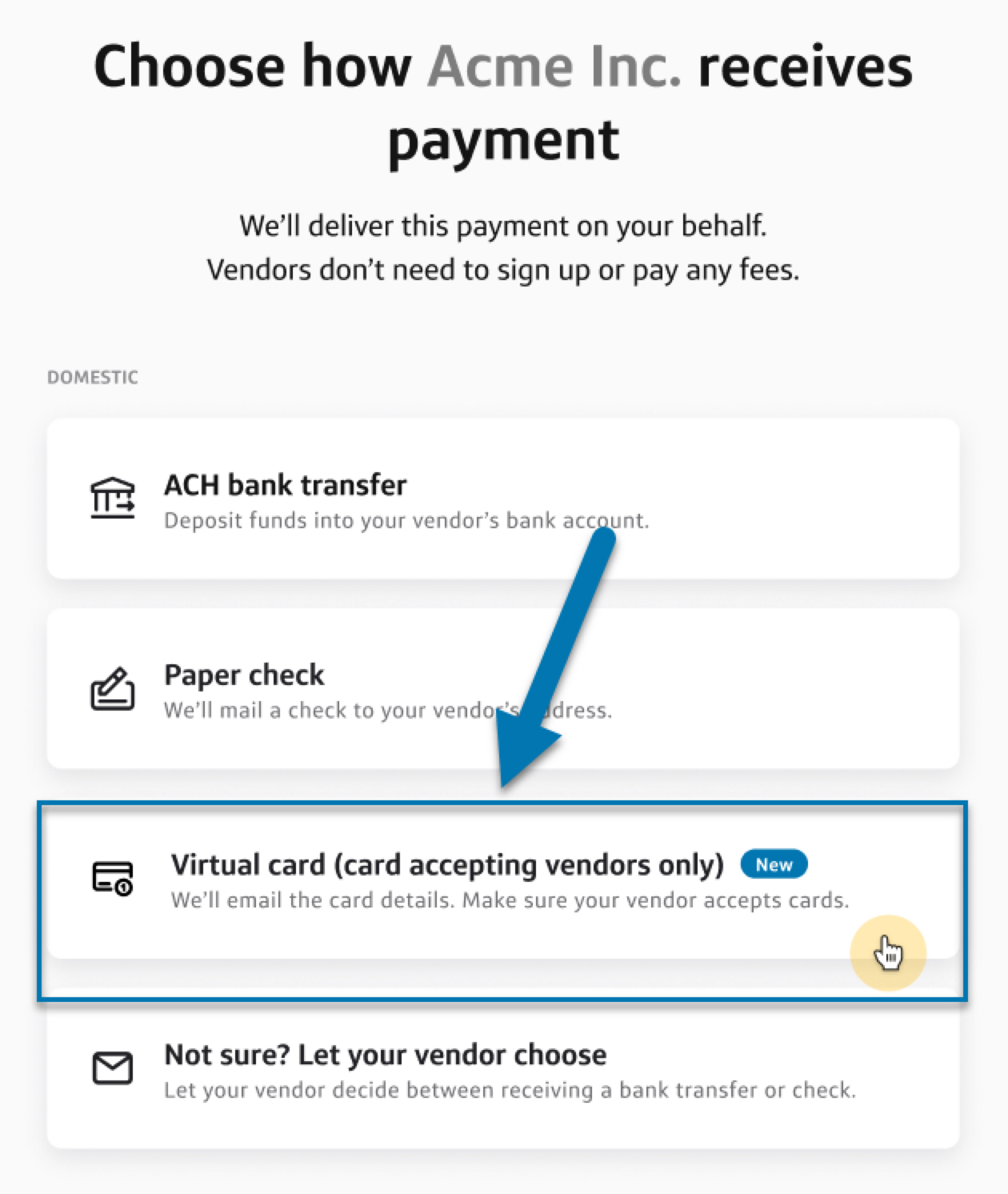 Select virtual card as a delivery method.jpg