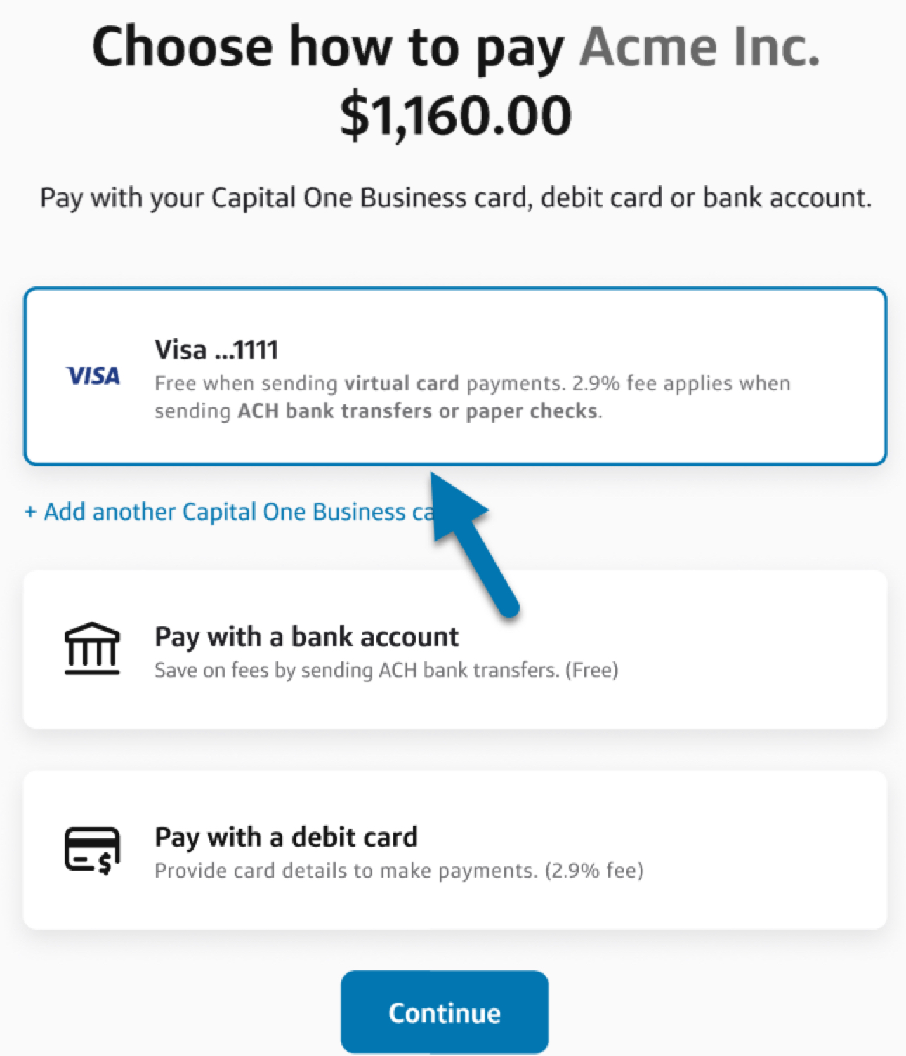 Select your Capital One Business card as a payment method (1).jpg