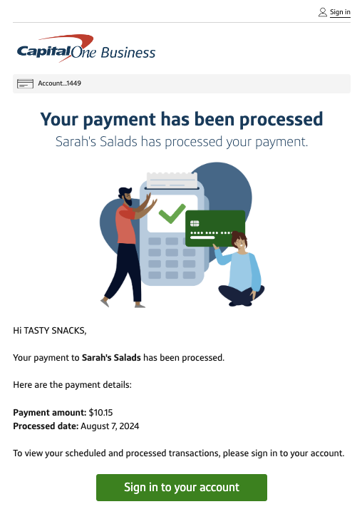 Email confirmation that the payment was processed.png