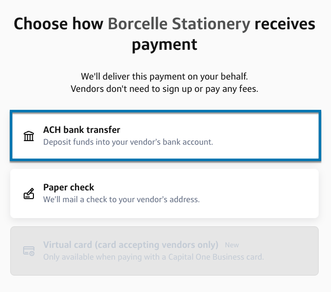 Chossing to send your vendor payment via ACH bank transfer.png
